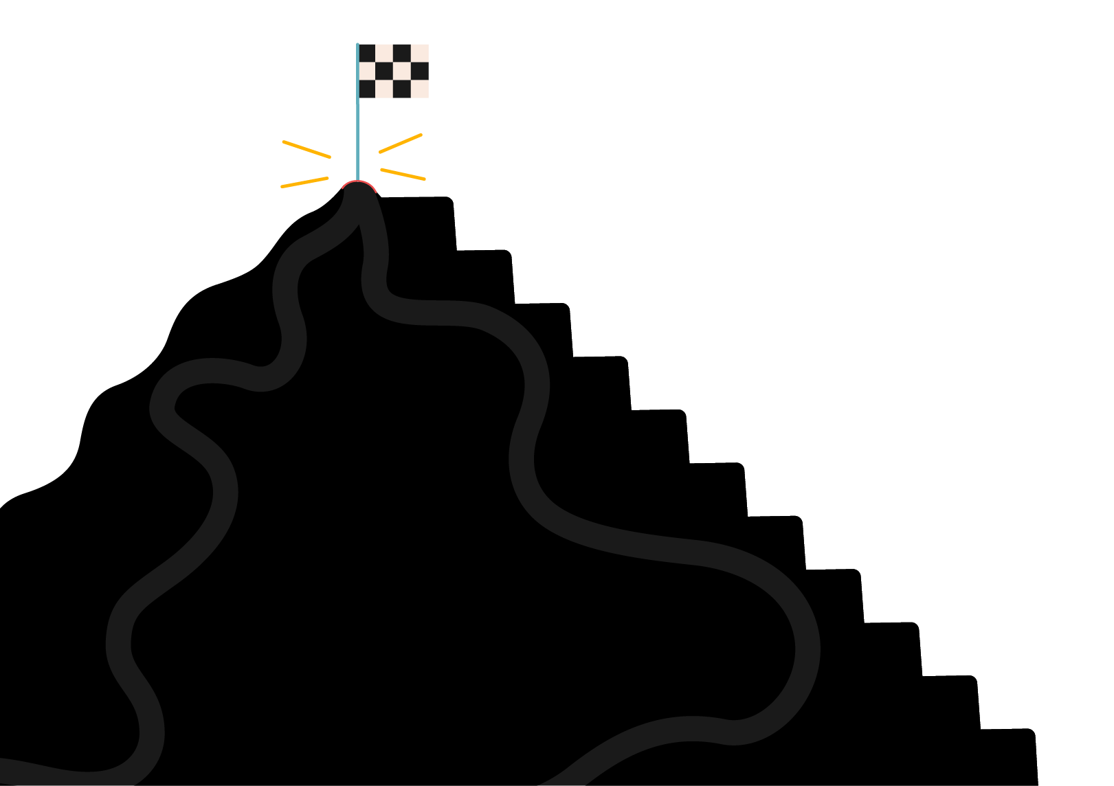 山のイラスト
